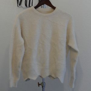 Creme fluffy sweater